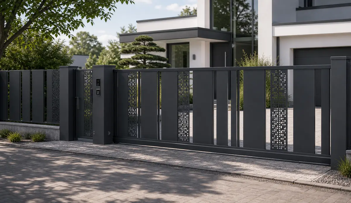 Individueller Designer-Zaun nach Maß